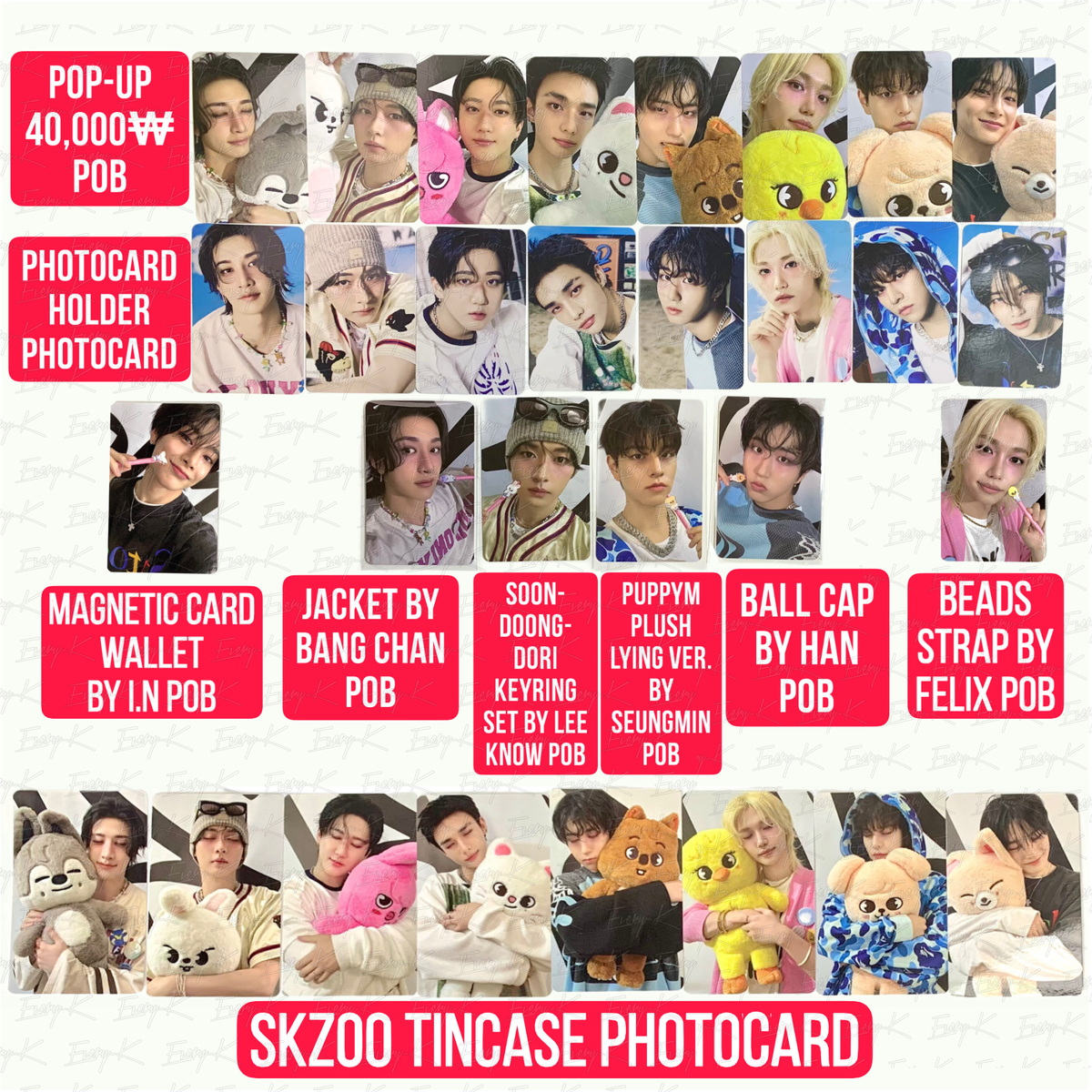 Stray Kids World Tour DominATE : CelebrATE Pop Up Official MD POB