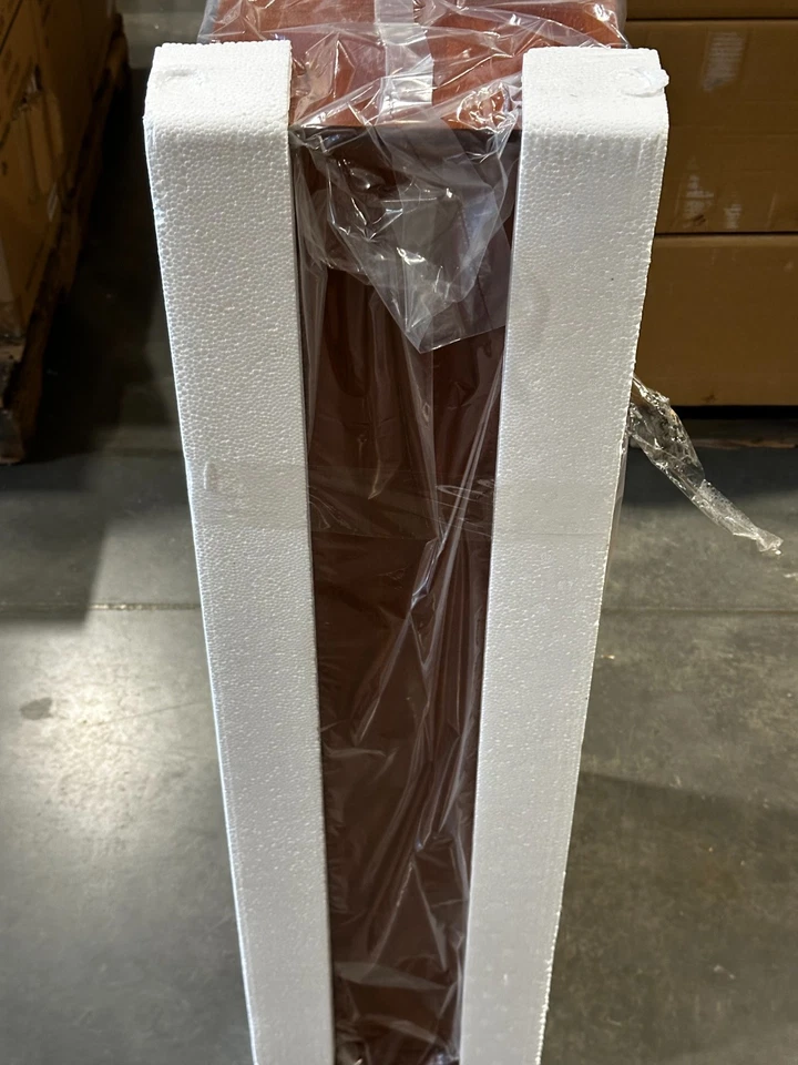 Gabinete de almacenamiento multimedia Leslie Dame CD-228W diseño biblioteca NOGAL ¡Nuevo! Foto 4 de 4