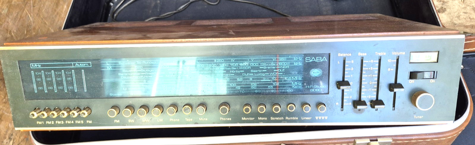 Saba Hi-Fi Studio 8080 Stereo - UNTESTED