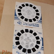 1955 Dalecarlia Visby Sweden VIEWMASTER #2115 & 2120 Reels & Sleeves View Master
