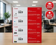 Genuine Canon 069 Toner 4Pack MF753Cdw Black Cyan Magenta Yellow FREE SHIPPING