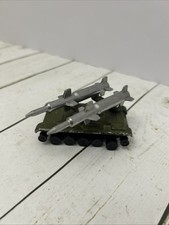 Vtg Soviet Army Rocket launcher with two rocket Toy USSR