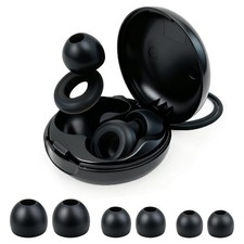 Noise Cancelling Ear Plugs for Sleep, Concerts, Work Study Reusable Silicone