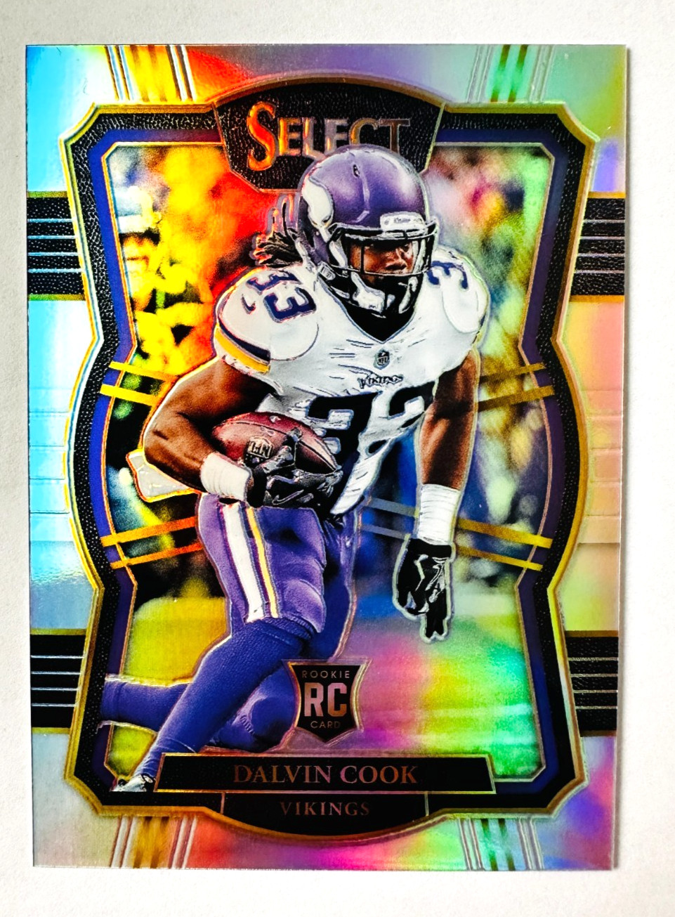 2017 Panini Select Dalvin Cook SILVER Prizm RC #173 Premier Vikings Rookie!