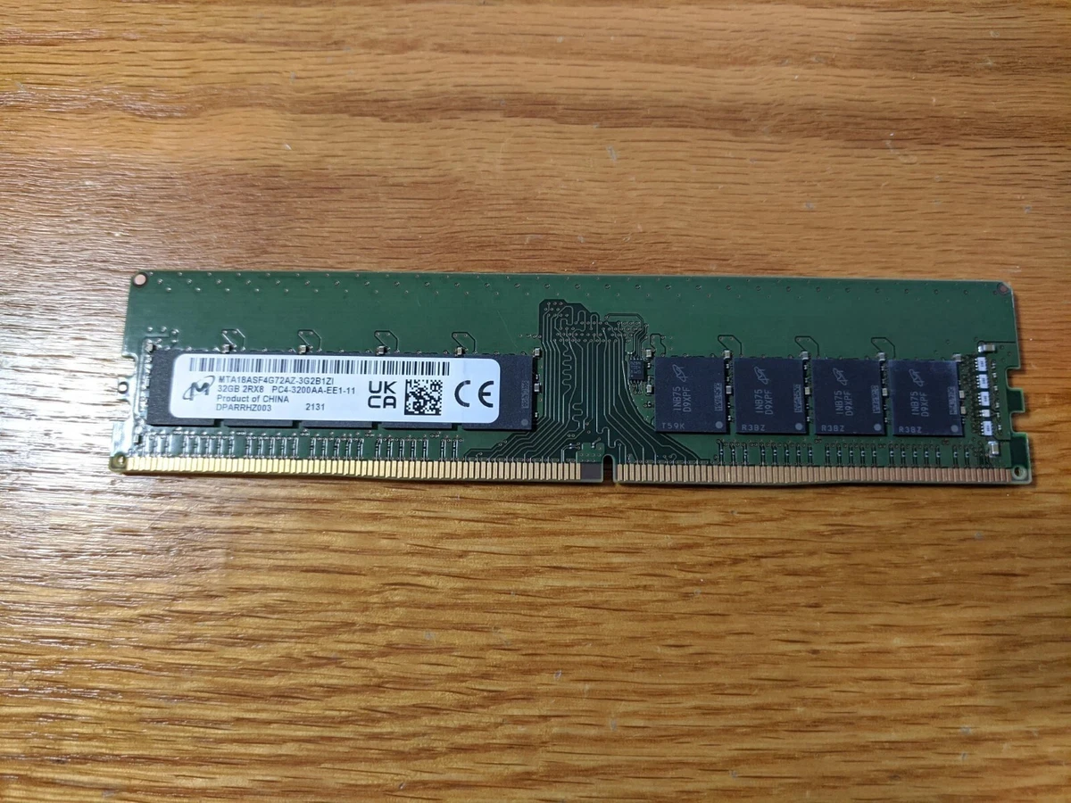 Micron DDR4 SDRAM 32 GB Total Capacity Memory (RAM) for sale | eBay