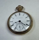 ANTIQUE ELGIN NATIONAL WATCH CO POCKET WATCH - Runs, Accurate Time, Case CWC Co