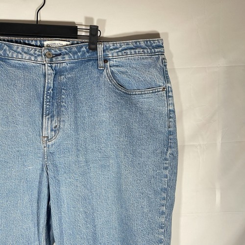 Abercrombie & Fitch Jeans Womens 35/20 Curve Love 90s Relaxed High Rise Straight - Picture 2 of 12
