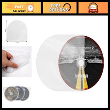 200PCS CD/DVD Inner Sleeves - Transparent Anti-Static Plastic for Mini LP Storag