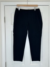 J. Jill Ponte Slim Leg Leggings Black Large Petite LP Zip pockets On Trend