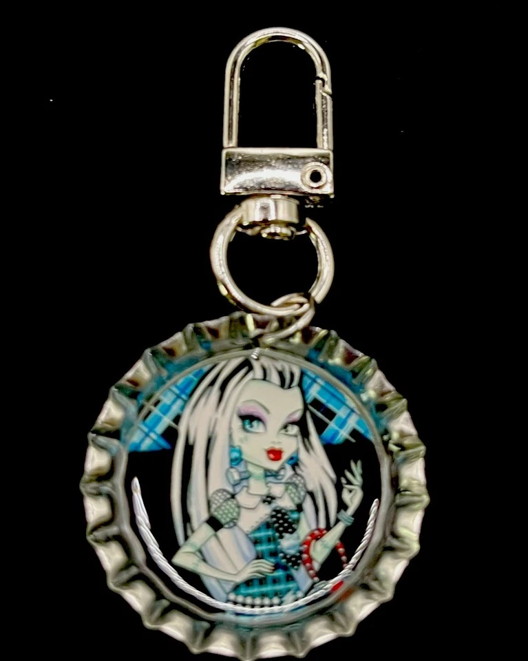 Monster High temático / 6 favores de fiesta / tirador de cremallera / llavero / mochila encanto Foto 3 de 4