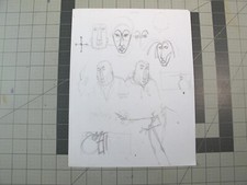 vtg 1990s rap hip hop -  Original art Joe Buck comic art character concept v7