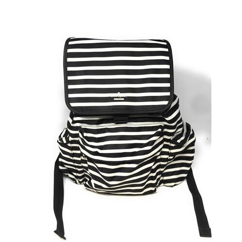 Top 35+ imagen kate spade backpack black and white Thptnganamst.edu.vn