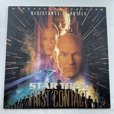 Star Trek First Contact 1996 Laserdisc Motion Picture with Poster Widescreen