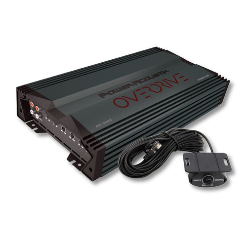 POWER ACOUSTIK OD1-3000 3000W MAX OVERDRIVE SERIES CLASS-AB MONOBLOCK AMPLIFIER