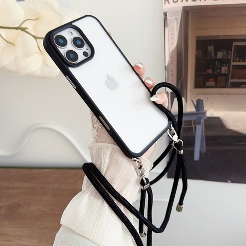 Crossbody Lanyard For iPhone 16 Pro Max 15 14 13 12 11 ShockProof TPU Case Cover - Picture 12 of 16