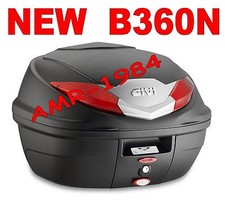 BAULE VALIGIA GIVI B360N NERO BAULETTO GIVI 36 LITRI PIASTRA MONOLOCK INCLUSA 36