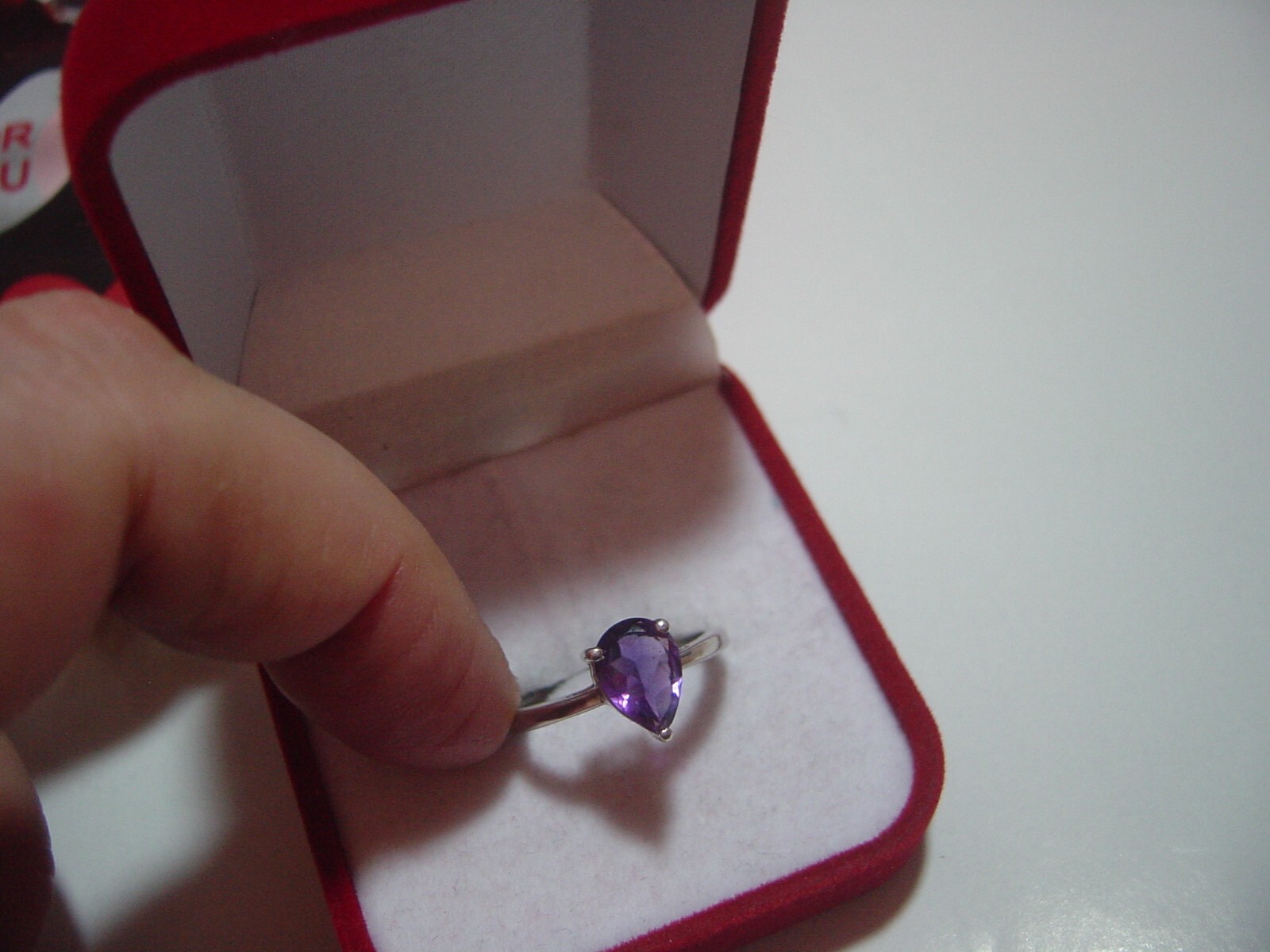 beautiful solid Silver solitaire Ring-superb Afri… - image 11