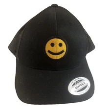 Yupoong Retro Smiley Face Cap Snapback Hat Adjustable Yp Classics