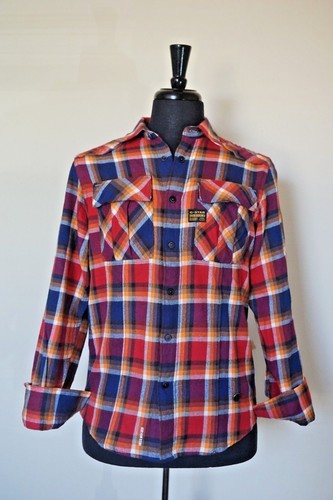 G Star Raw Mens Pearl Snap Flannel 