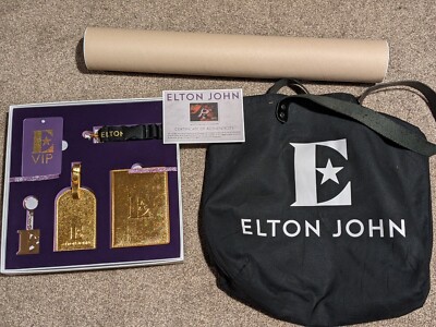 Elton John Farewell Yellow Brick Road Final Ever Tour VIP Gift Set Bag.New Boxed