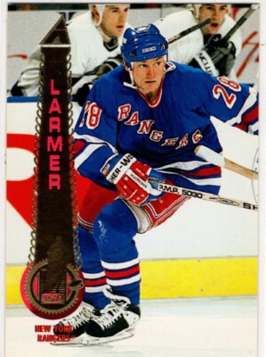 1994 Pinnacle Trading Card Hockey Steve Larmer No. 88 New York Rangers