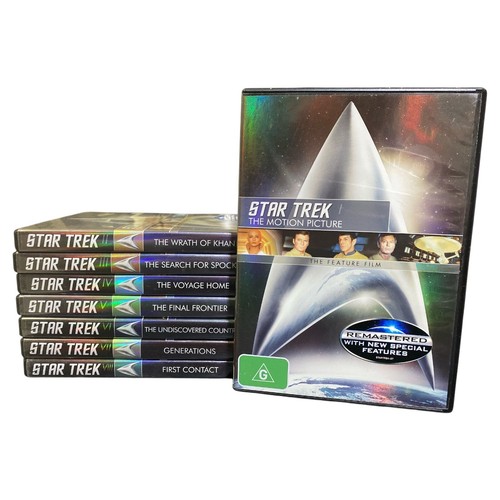 Juego de DVD 1-8 películas de ciencia ficción remasterizadas con características especiales de Star Trek - Imagen 6 de 7