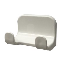 Double Hanging Hook Wall Mount Self Adhesive Stick Towel Coat Bathroom Kitchen