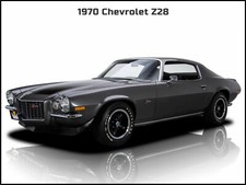 1970 Chevrolet Camaro Z28 New Metal Sign Beautiful Restoration 1970 Chevrolet Camaro Z28 New Metal Sign Beautiful Restoration