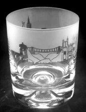 BRISTOL SKYLINE Frieze Boxed 30cl Glass Whisky Tumbler