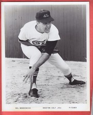 1964  HOUSTON COLT 45'S   8 X 10   GLOSSY    TEAM ISSUE   HAL WOODESHICK