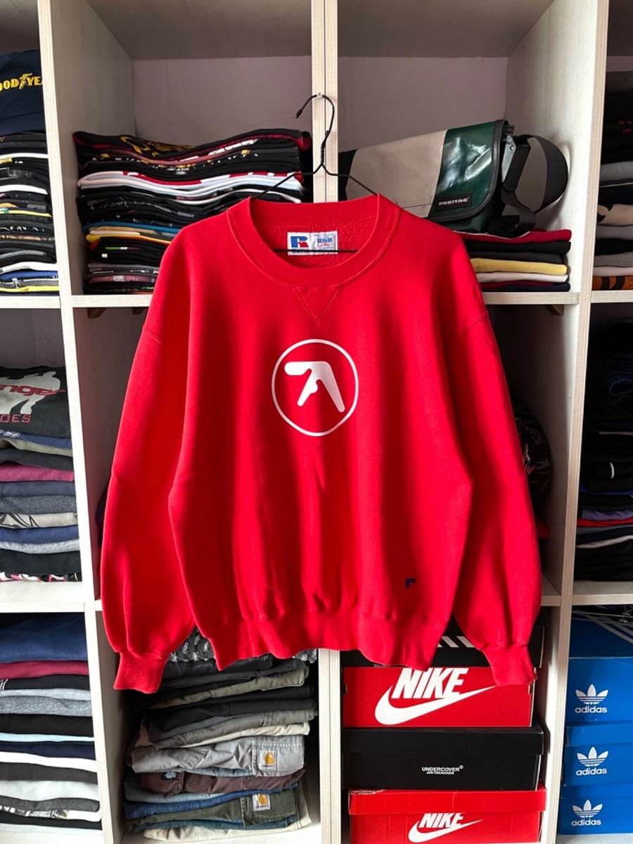 Vintage Aphex Twin Russell Athletic Logo Richard James Vintage Aphex Twin Russell Athletic Logo Richard James