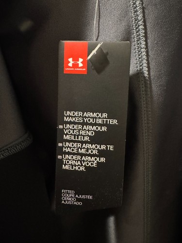 Under Armour Grey Fitted Large Hoodie Jacket New W/ Tags Never Used - Picture 4 of 4