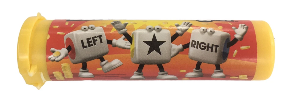 Pass Play - El Juego de Dados Centro Izquierdo Derecho Juego Tubo Maestro Usado Foto 2 de 4