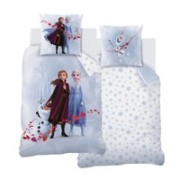 Disney Frozen EisköNigin Biber/Flanell BettwäSche 80X80 + 135X200 100% Baumwolle