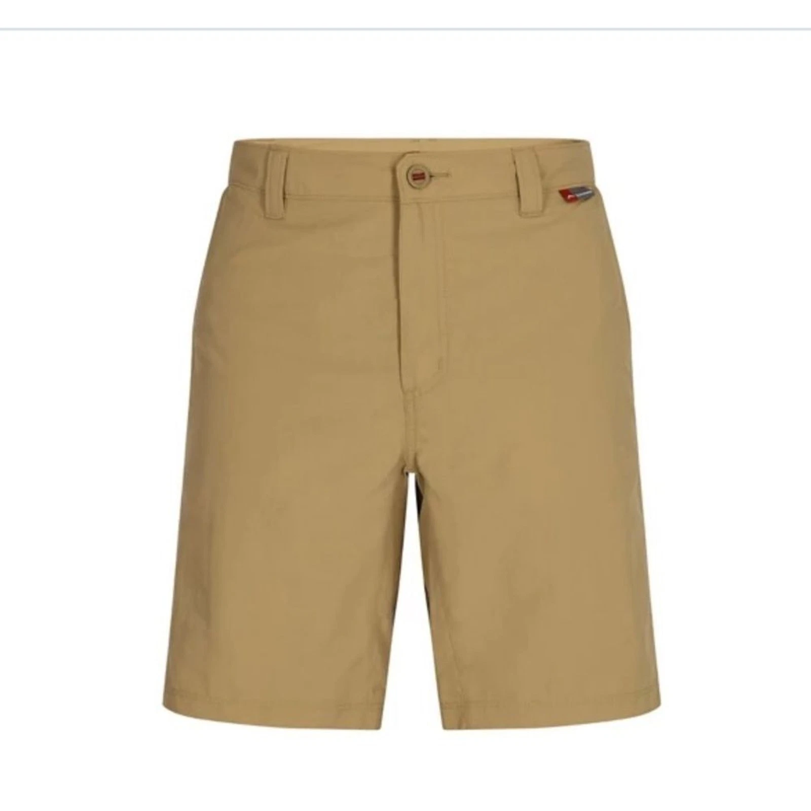 Simms Men's Cork Tan Chino Superlight Fishing Sport Bermuda Shorts 40
