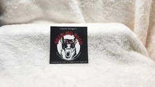 Snarling Dogs Guitar Strings Sticker