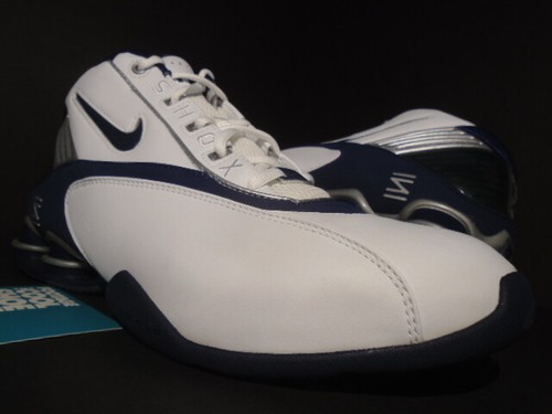 2003 NIKE SHOX STATUS TB WHITE NAVY BLUE SILVER GREY BB4 VC 306705-141 14  12.5 | eBay