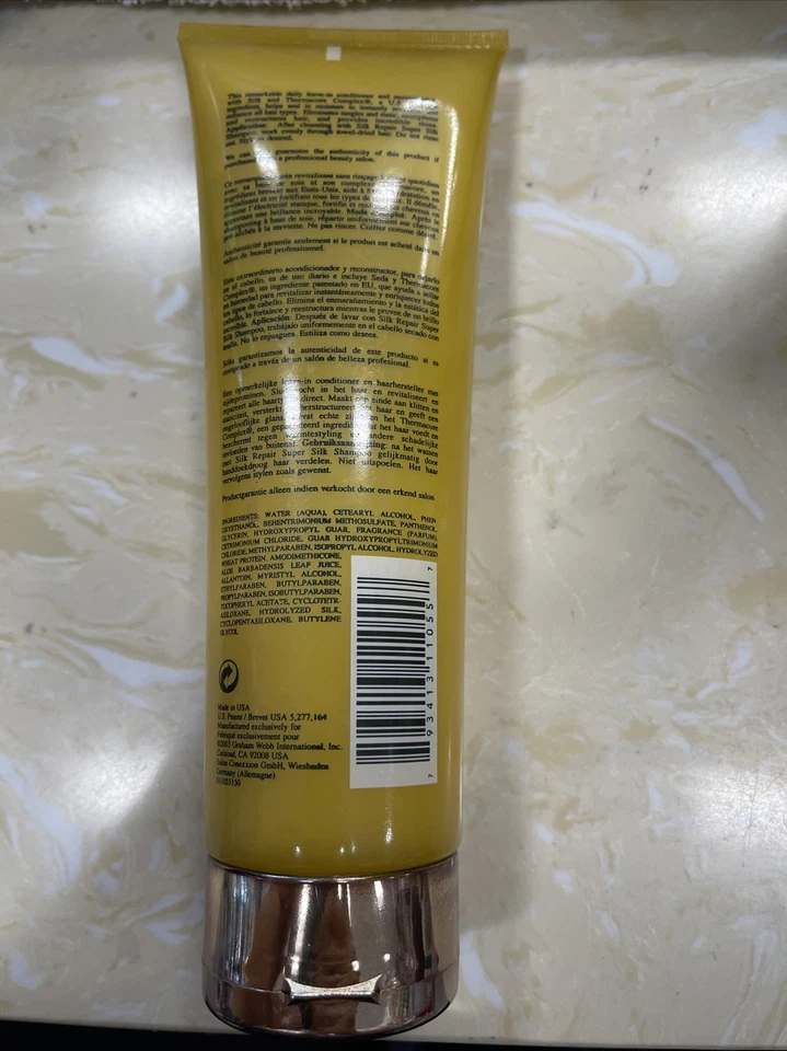 GRAHAM WEBB SILK REPAIR PROTEÍNA SEDA ACONDICIONADOR SIN ENJUAGUE 8,5 oz. Ver descripción Foto 2 de 2