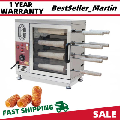 Chimney Cake Roll Oven Make Cooking Food Machine Bread Kitchen Baking Desserts