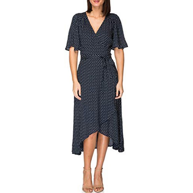 bobeau wrap dress