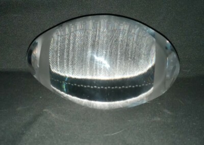 Tiffany & Co. Lead Crystal Glass Football Paperweight Art Glass | eBay
