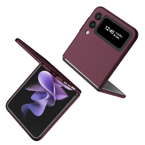For-Samsung Galaxy Z Flip 4 3 5G Slim Matte Hard Case with Ring+Screen Protector - Picture 31 of 94