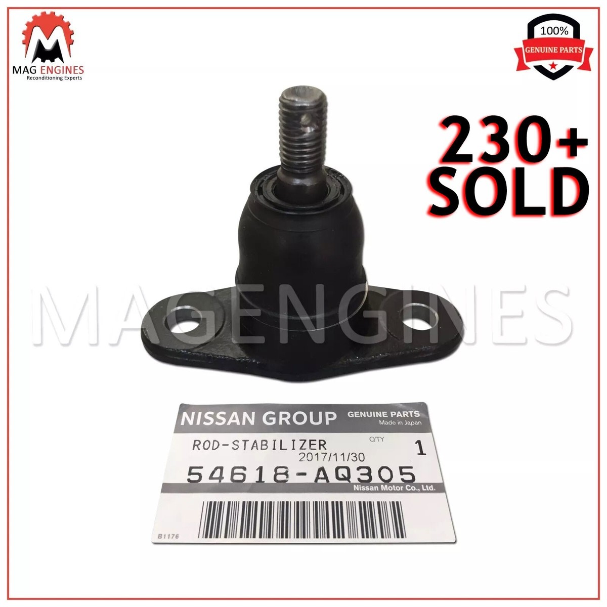 54618-AQ305 GENUINE OEM FRONT STABILIZER LINK CONNECTING ROD