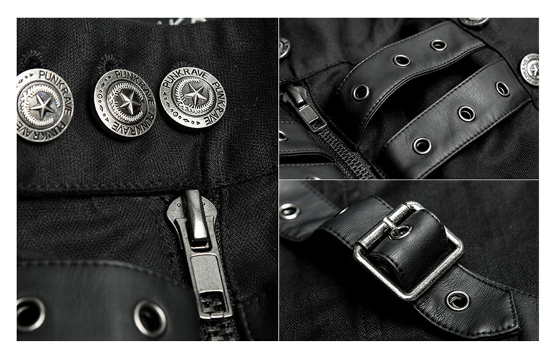Pantalon gothique punk steampunk militaire sangles sangles militaire cuir boutons PunkRave homme 3dc63b Pantalon gothique punk steampunk militaire sangles sangles militaire cuir boutons PunkRave homme 3dc63b