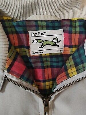 70s VTG The Fox Jacket JC Penny Coat Single Stitch Cream 70s VTG The Fox Jacket JC Penny Coat Single Stitch Cream