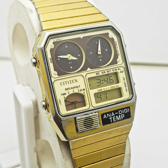 Vintage Citizen Ana-digi Temp Watch 8982 Made in Japan for sale online |  eBay