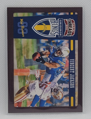 2011 Panini Threads Vincent Jackson Gridiron Kings #ed 062/100 Chargers