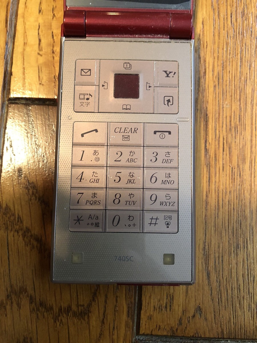 Softbank 740SC 3G GSM Mobile Flip Phone JAPAN NETWORK ONLY