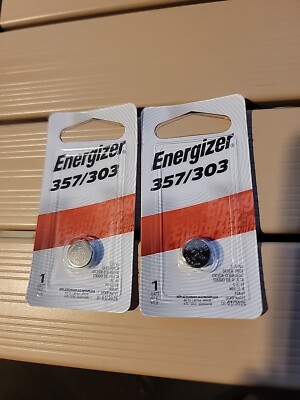 ENERGIZER 357/303 BATTERY 3 box 18pc BATTERIES NEW SEALED EXP 03/2027