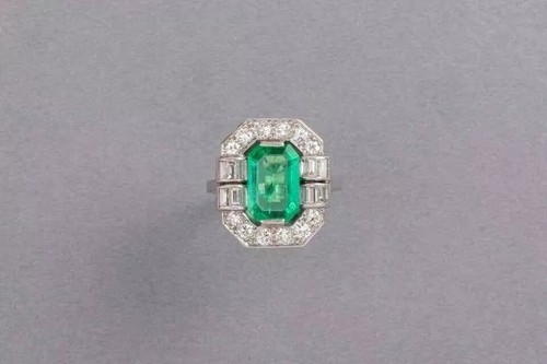 2.00 Ct Lab-Created Emerald And Diamond Engagement Anniversary 925 Silver Ring - Picture 6 of 10